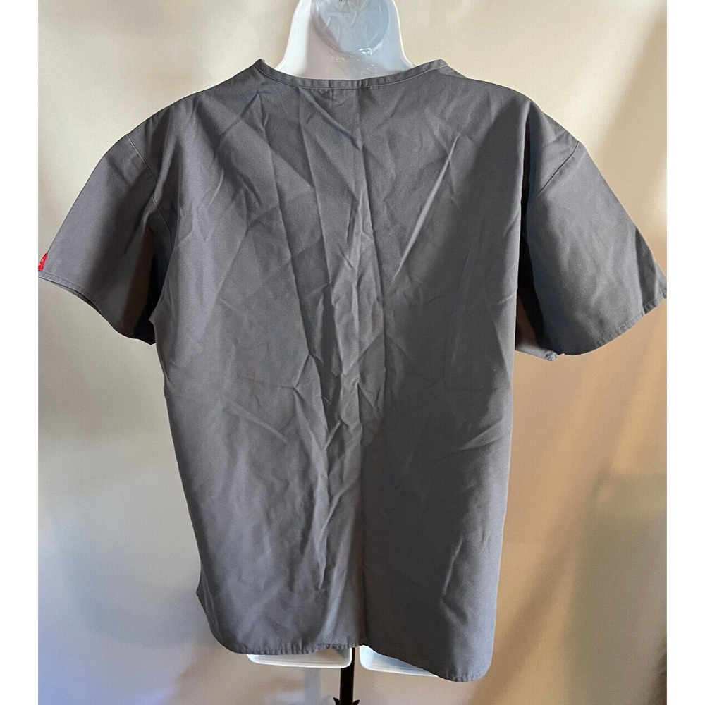 Dickies Uniform Gray Scrub Top Size S - Picture 2 of 3